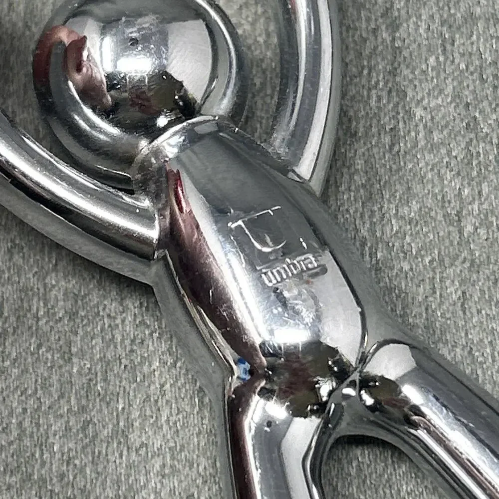 Umbra Buddy Chrome Bottle Opener Heavy Metal Meccha Chameleon Figure Barware